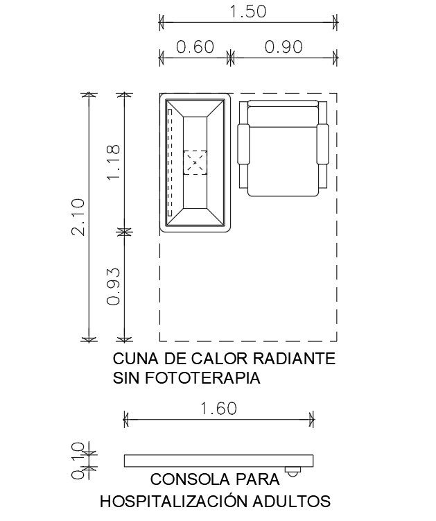 2D CAD Layout of Chair Block Design in DWG File Format
