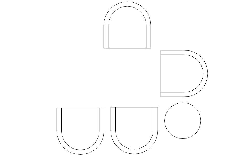 Chairs Plan Blocks in AutoCAD DWG for CAD Designers