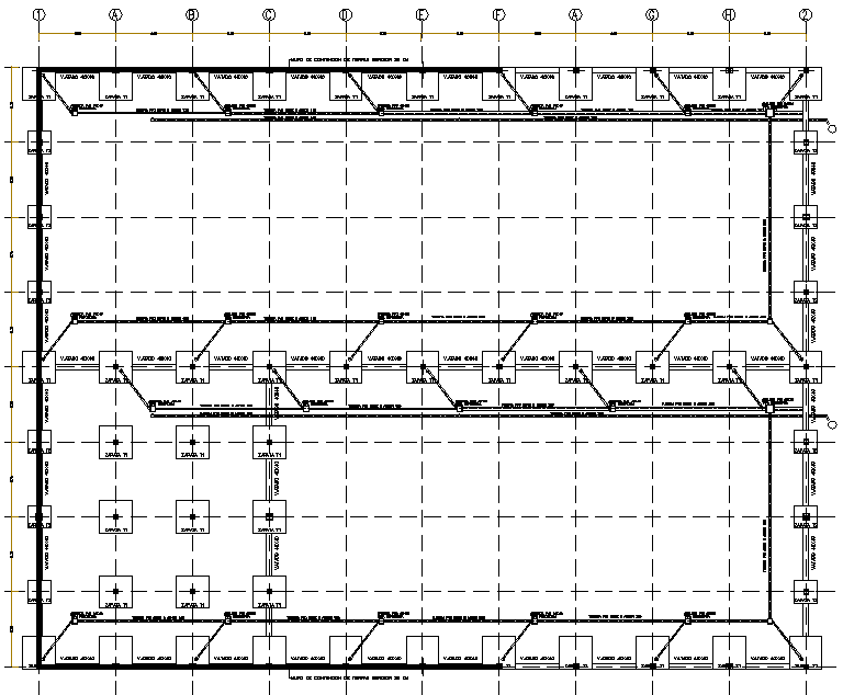 Chamber water plan detail dwg file