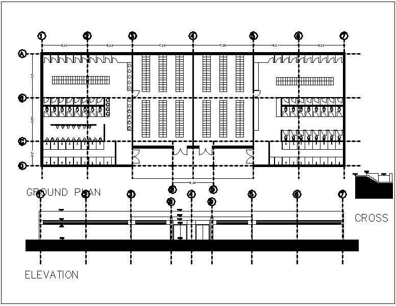 Changing room, vanity room detail plan section elevation view dwg file