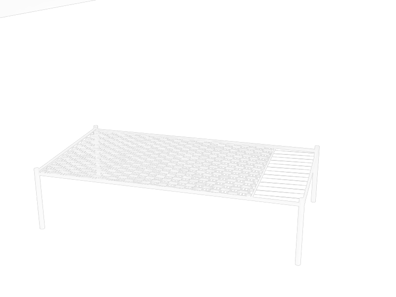 Charpai Layout AutoCAD DWG CAD Drawing File Traditional Bed Design