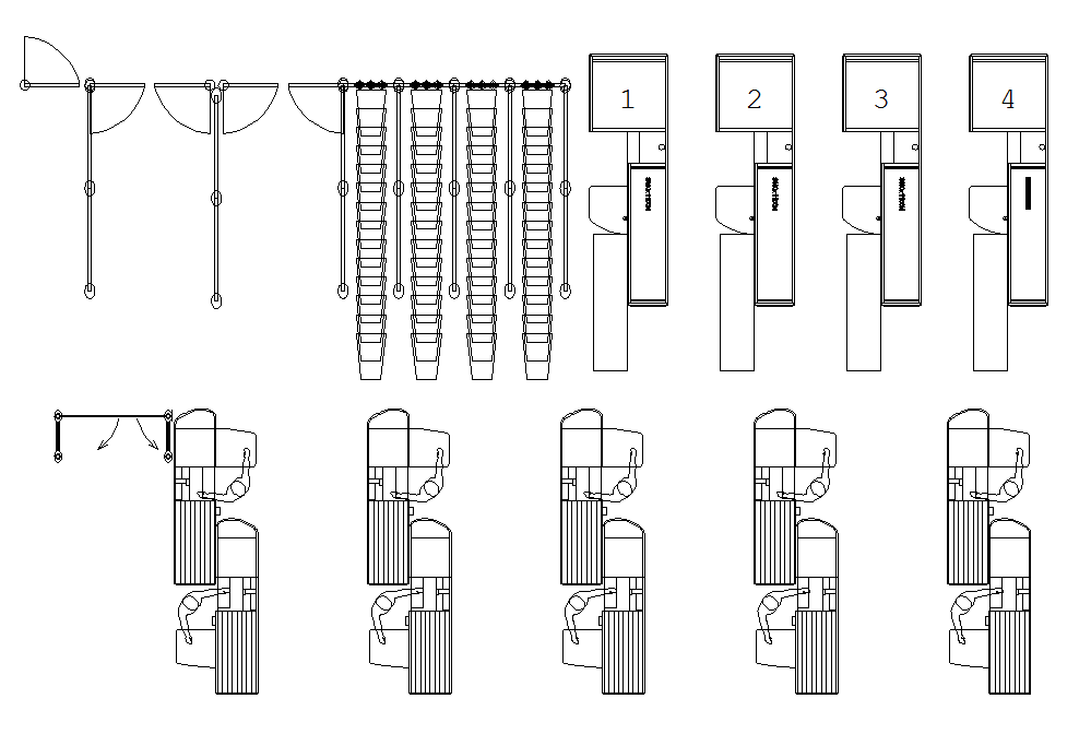 Check out counter plan dwg file