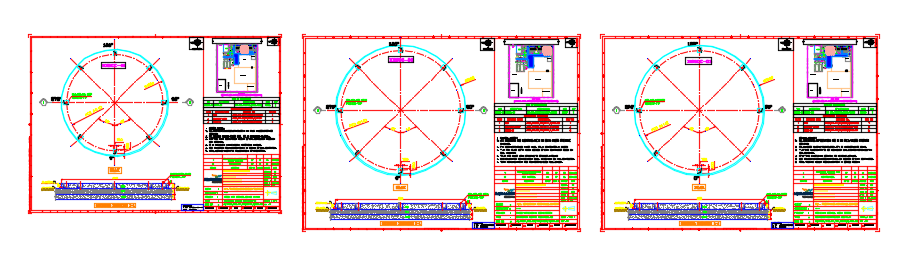 Chemical dosing system is given in this AutoCAD file