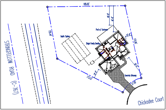 Chickadee plan detail of the dwg file