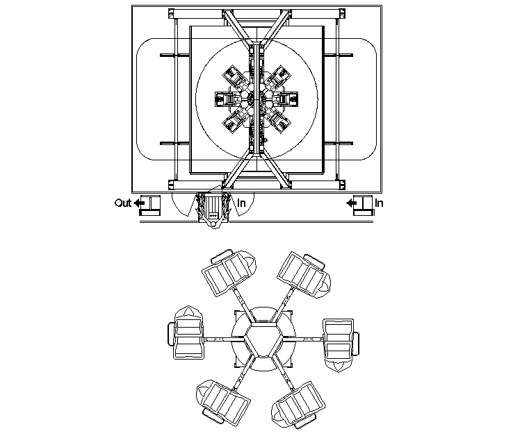 Children Play Area DWG CAD Layout with Detailed Equipment and Zones