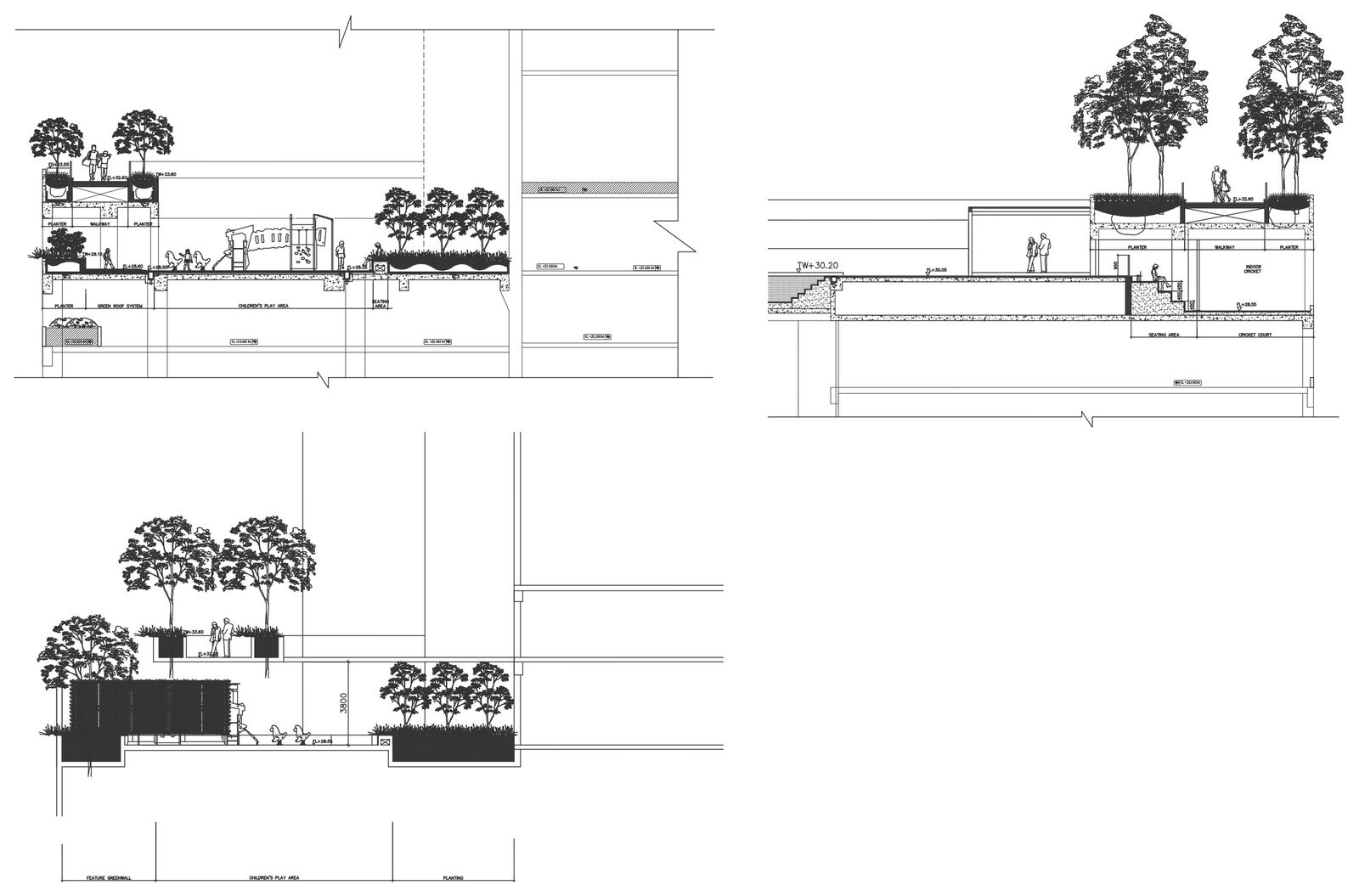 Detailed Play Area Design for Children’s Park in DWG File