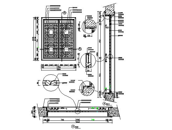 Chinese style window detail