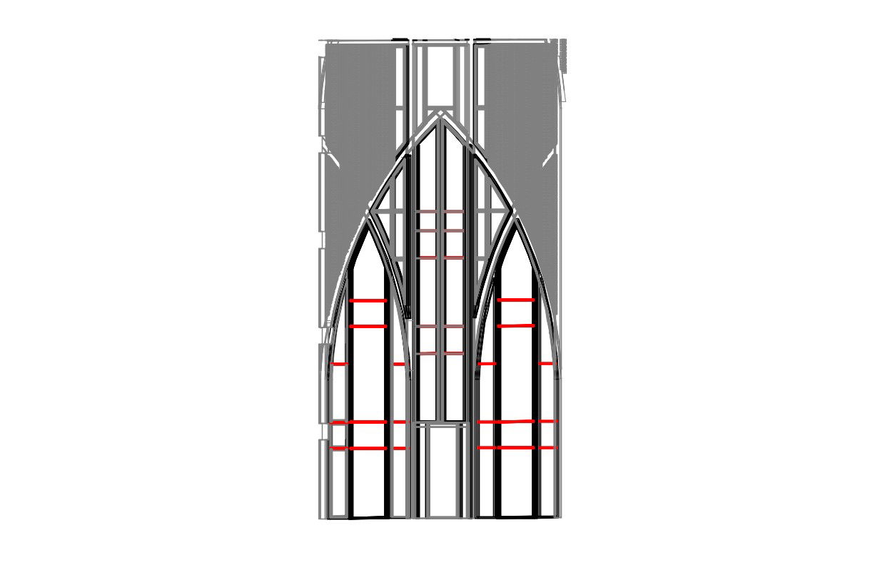 Church Altar Architecture Elevation CAD Drawing Free Download