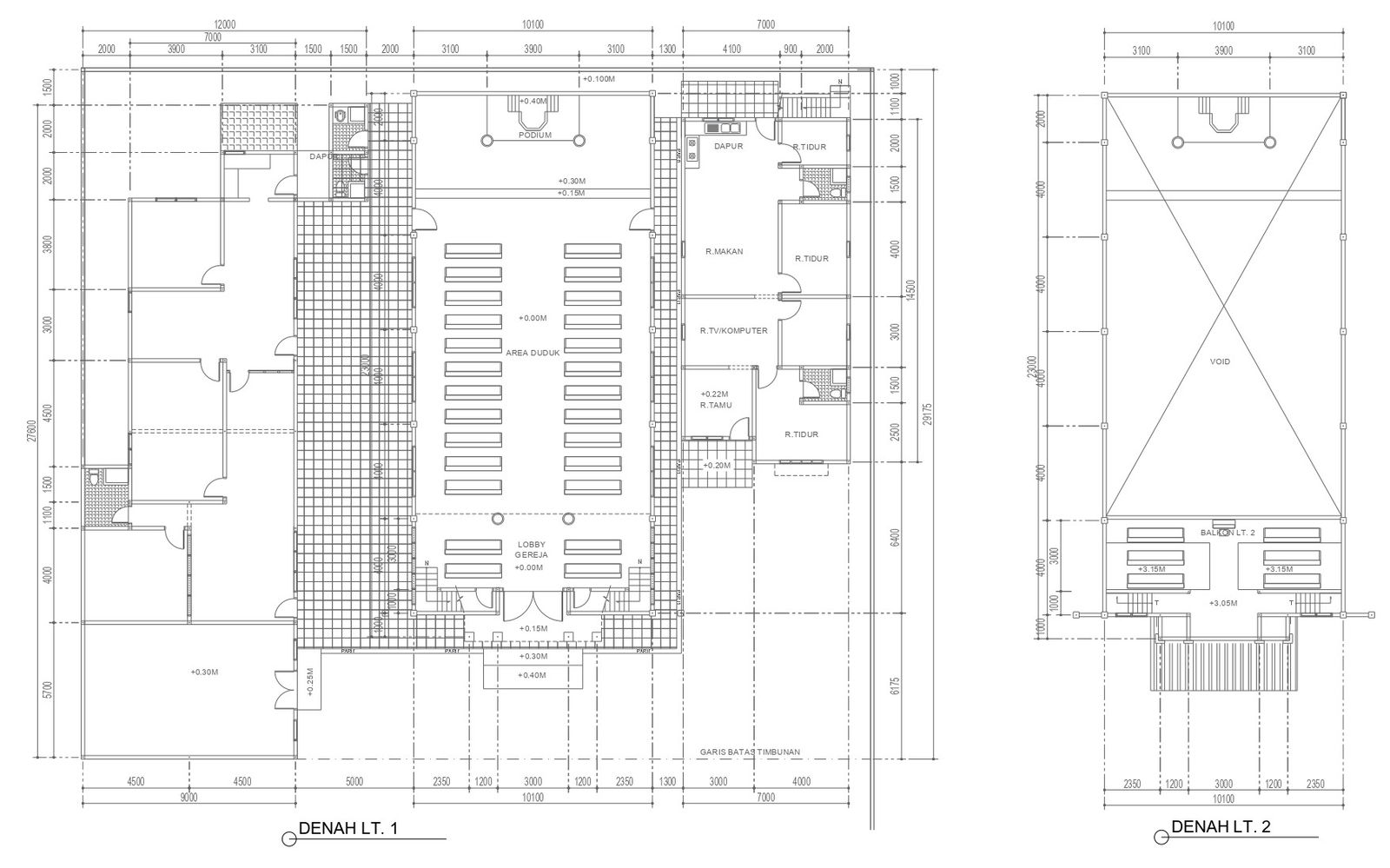 Church furniture layout and space design in detail dwg autocad drawing .