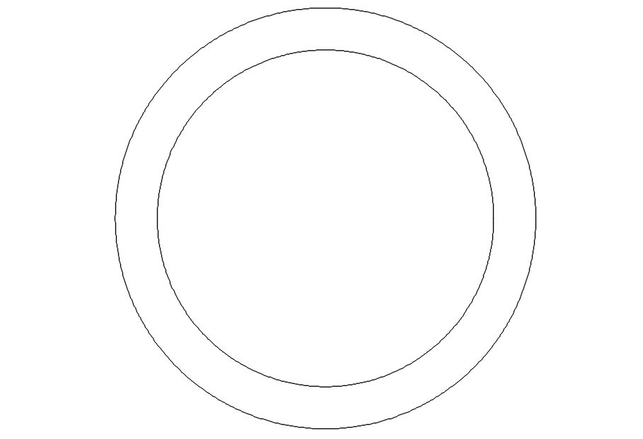 Circular table design in AutoCAD 2D, dwg file, CAD file