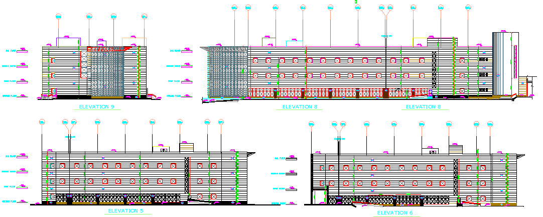 City Arcade Architecture Project dwg file