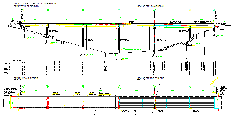 City bridge construction details dwg file