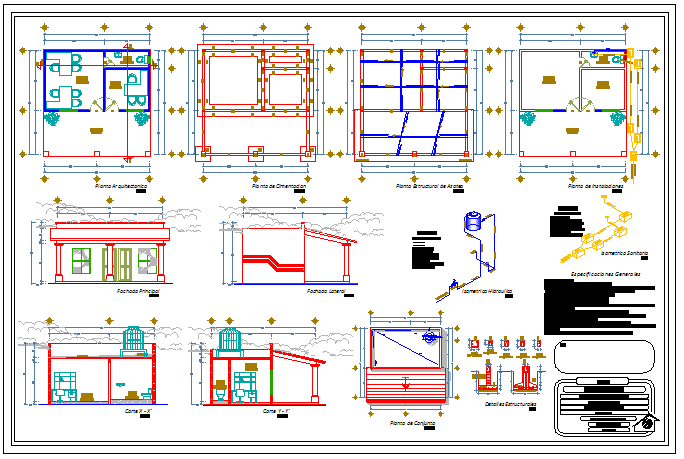 City government offices and chambers design drawing