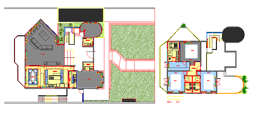 City sports center architecture layout plan details dwg file