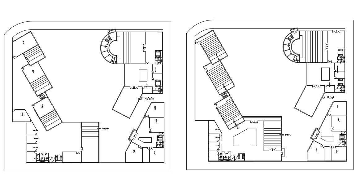 City central Building Master plan Free Download DWG file