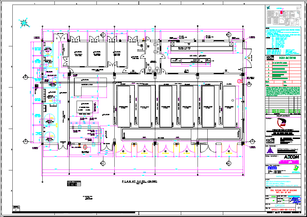 Civil Outline Drawing For Building project