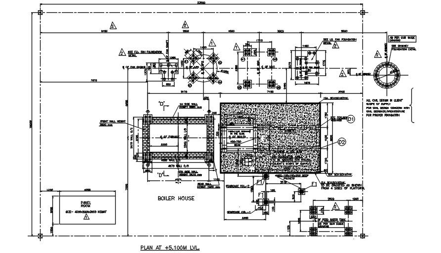 Civil Design Concern With Constriction Drawing DWG File
