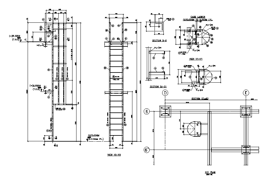 Civil Drawing Steel Beam Section Drawing Download DWG File