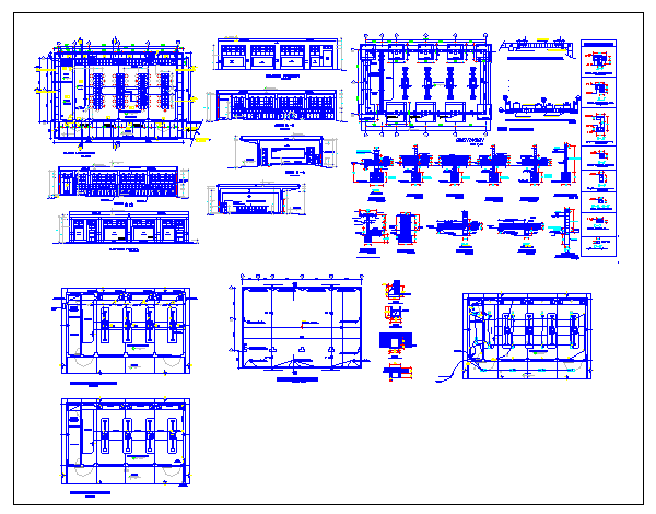 Classroom details of two flooring school dwg file