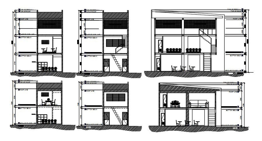 Classroom section detail. Download free cad file | CADBULL