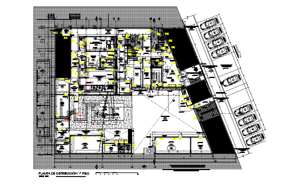 Clinic And Multi-use Laboratory Layout Plan CAD Drawing DWG File