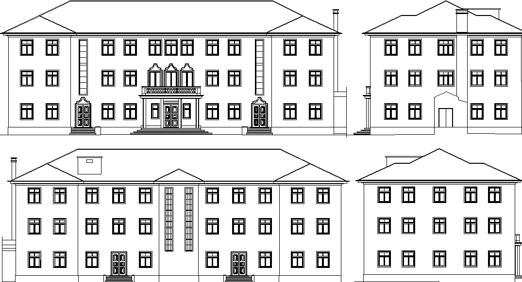 Clinicial hospital dwg file