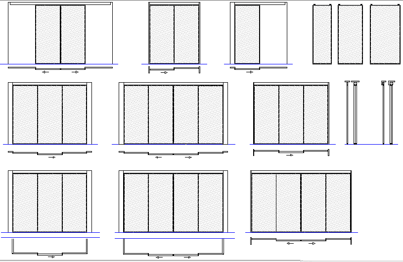 Download Free Window Design in DWG File
