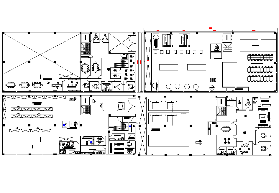 Clothing factory sewing machines cutting table sir on sware house plan detail