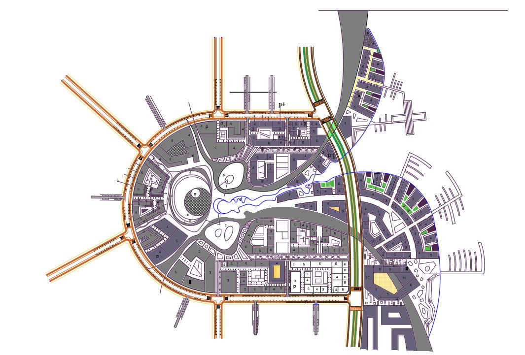 Club House Project Master Plan Design AutoCAD File