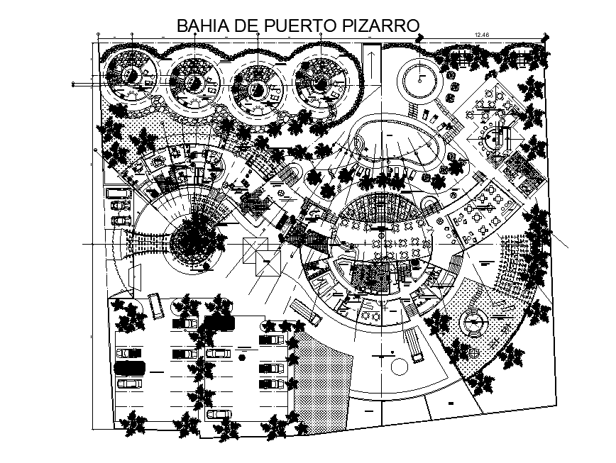 Clubhouse Layout Plan AutoCAD Drawing Download DWG File
