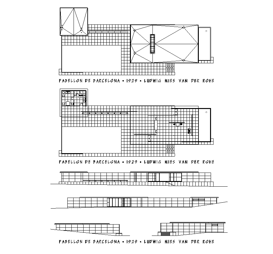 Co-operate building detail elevation 2d view layout file