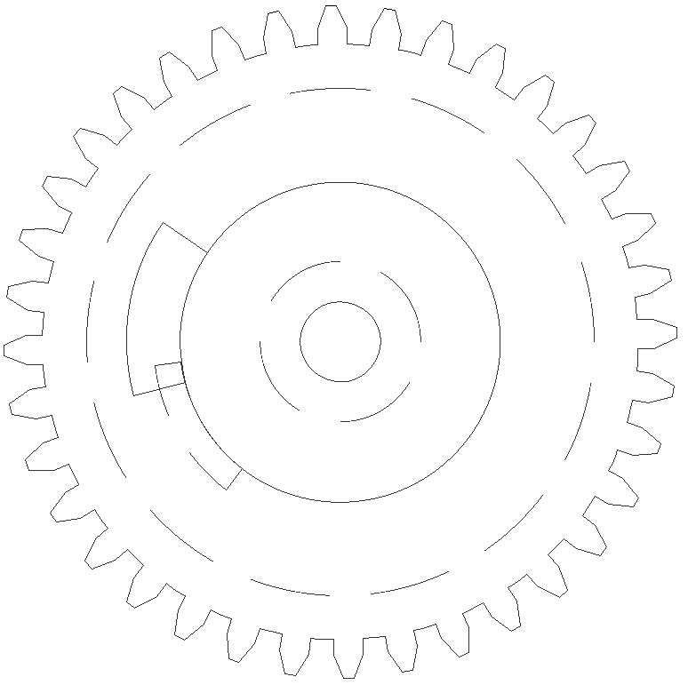 Cogwheel element equipment fix gear wheel DWG AutoCAD drawing