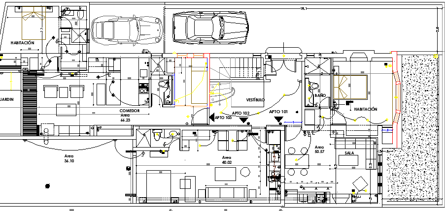 College Architecture Design and Structure Details dwg file