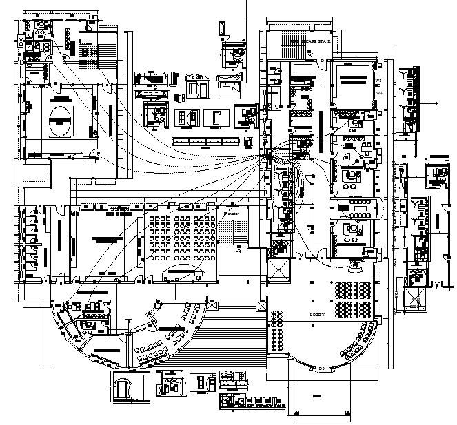 College Plan of Architecture Design
