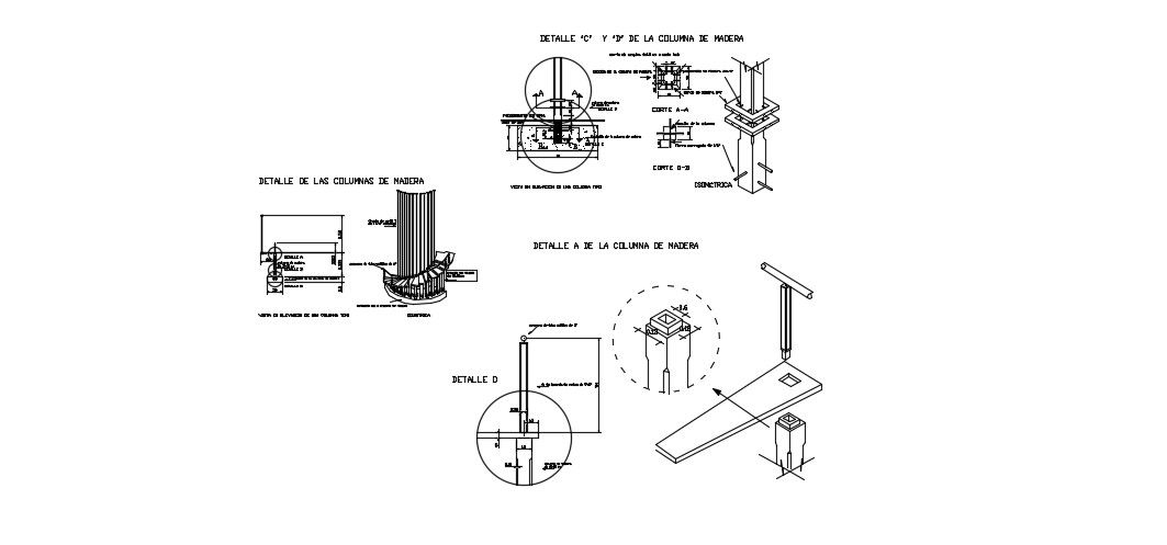 Column Detail In AutoCAD File