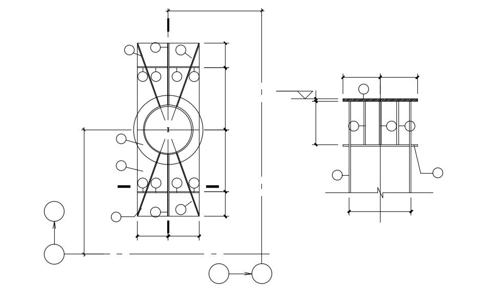 Column Layout Design AutoCAD File Free Download 