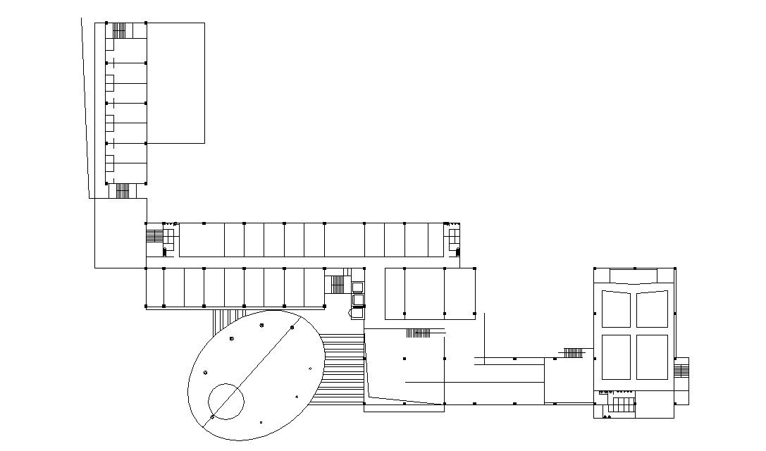 Column Plan AutoCAD Drawing Download 