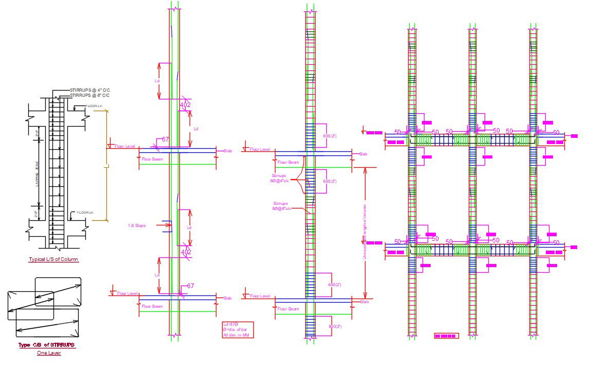 Column Reinforcement Standard Sheet