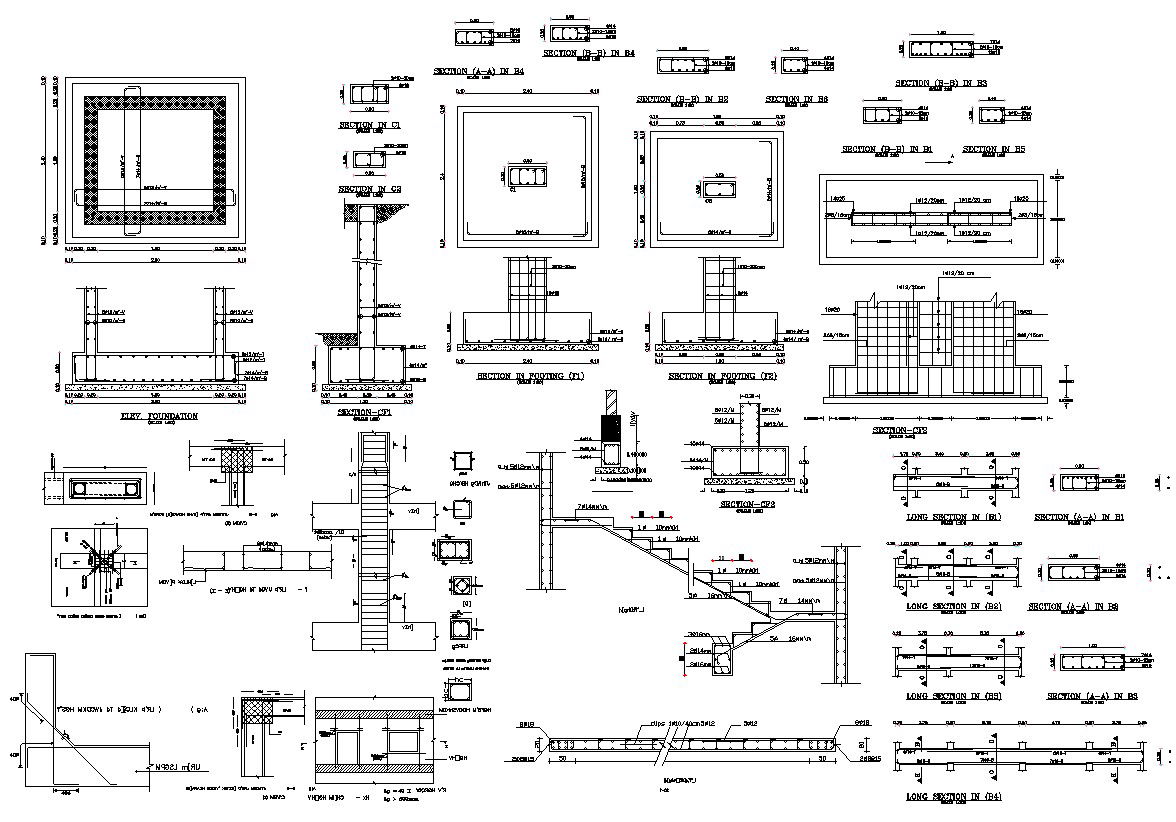 Column Stair beam Reinforcement structure design