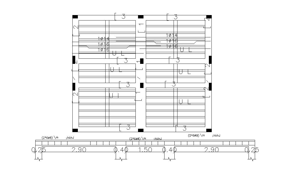 Column With Reinforcement Slab Bar Structure Design