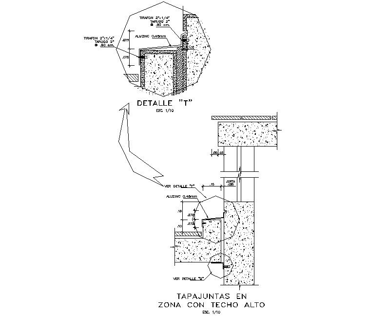 Column and beam joint detail dwg file