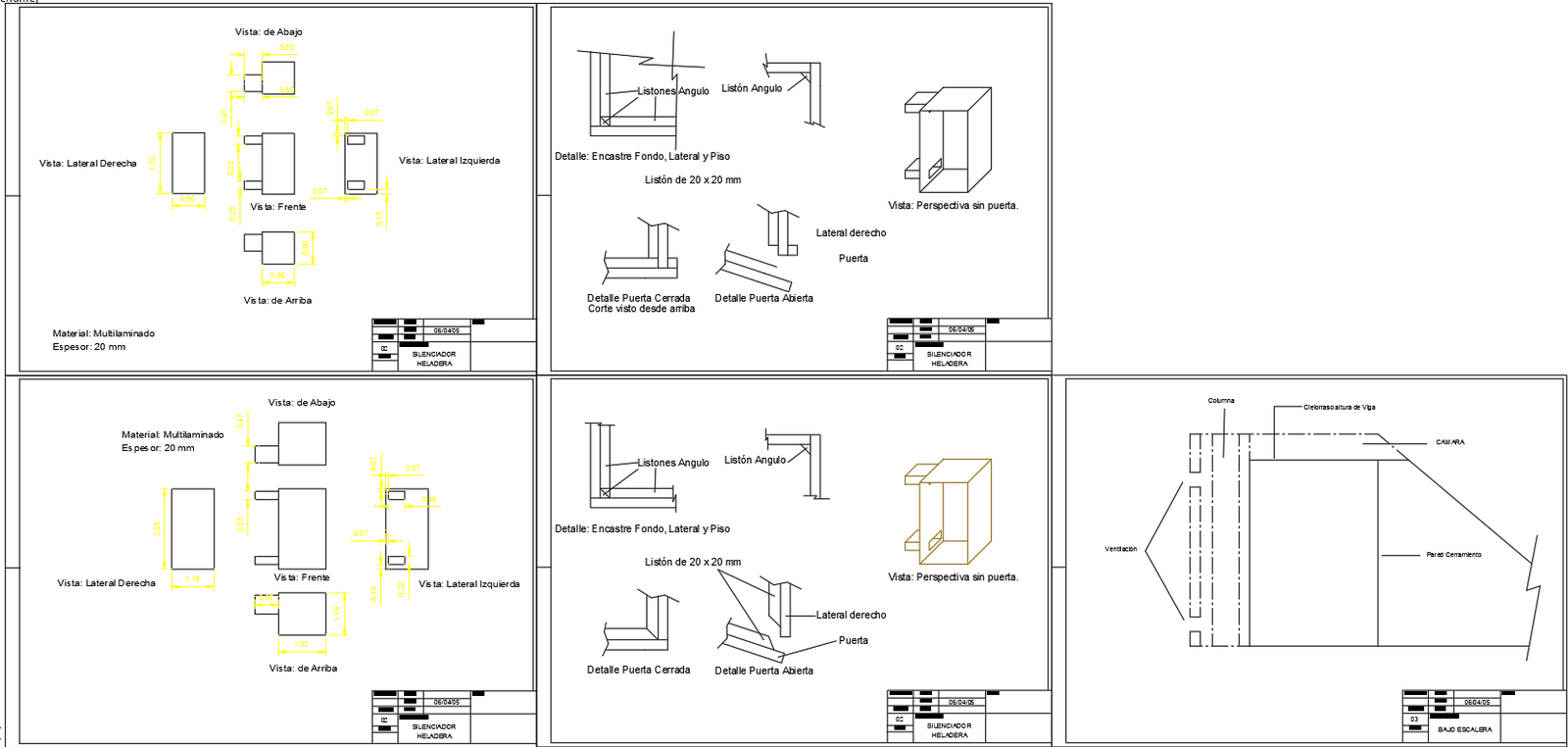 Column and beam joint section plan autocad file