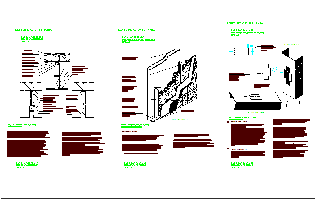 Column detail with structural view of office dwg file