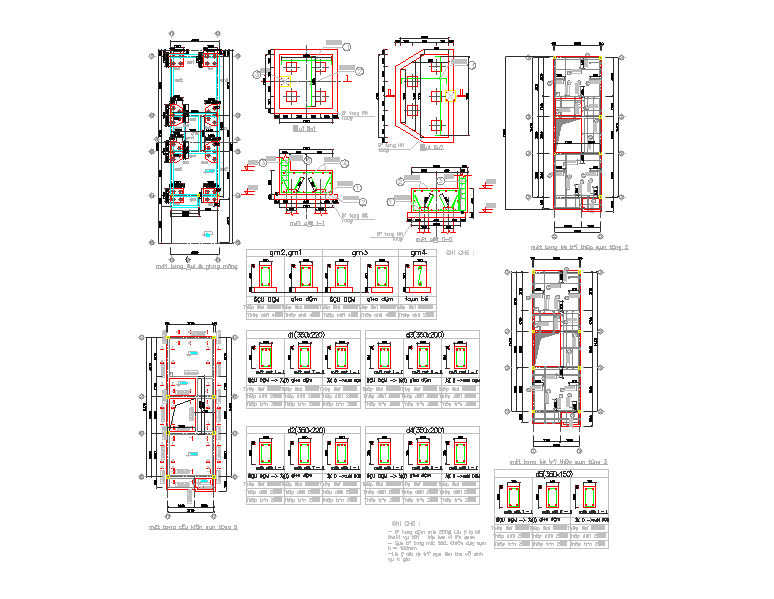 Column reinforcement design