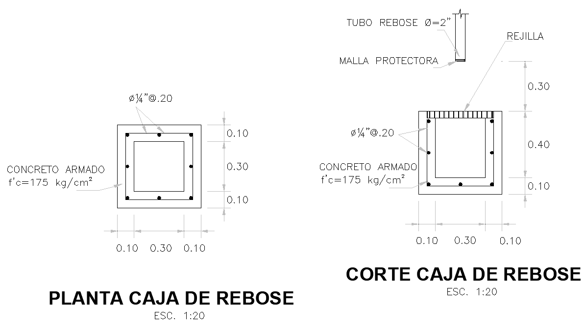 Column section plan layout file