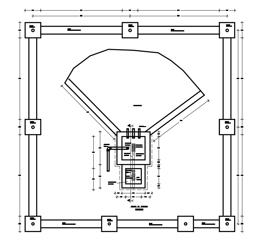 Column detail drawing described in this AutoCAD file. Download this 2d autocad drawing file.