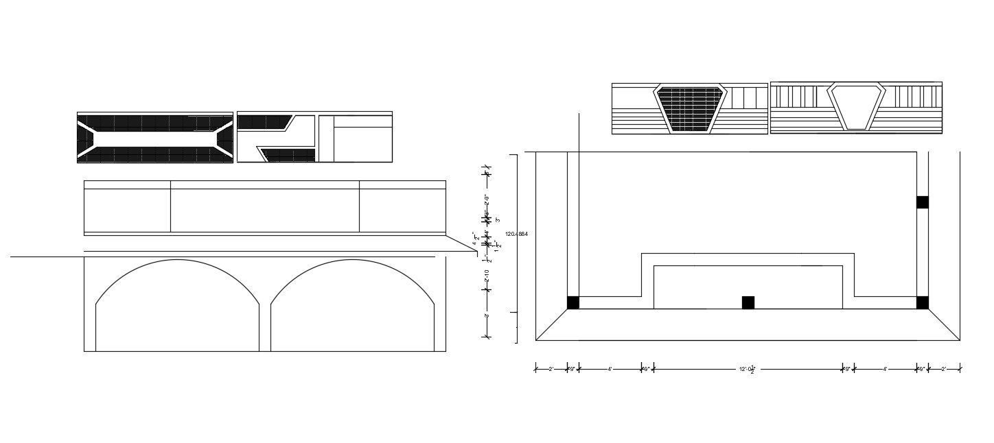 Column detail drawing is presented in this AutoCAD file. Download this 2d AutoCAD drawing file.