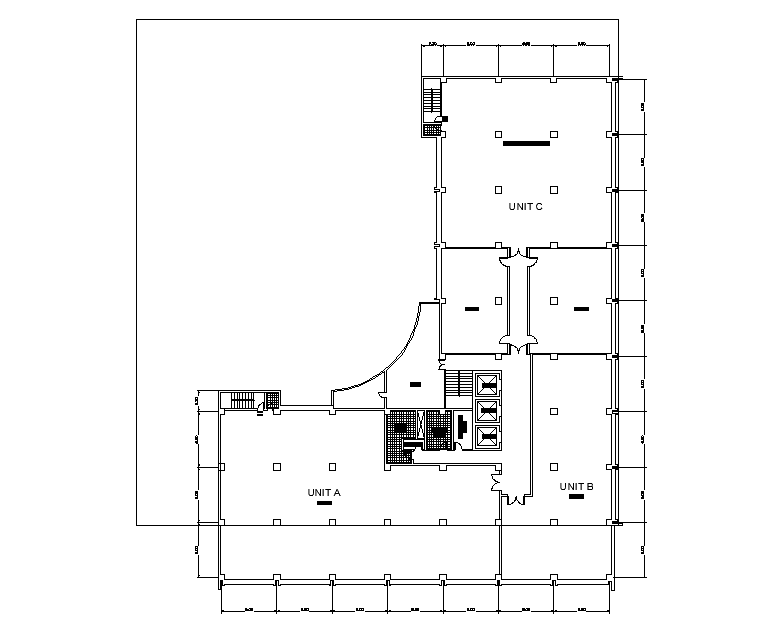 Column plan detail drawing presented in this AutoCAD file. Download this 2d AutoCAD drawing file.