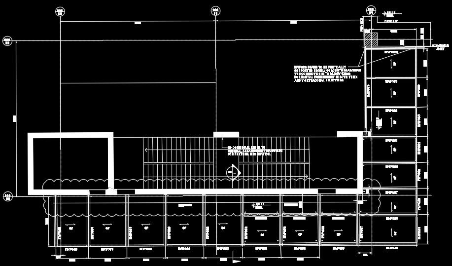 Column section of the grid detail drawing