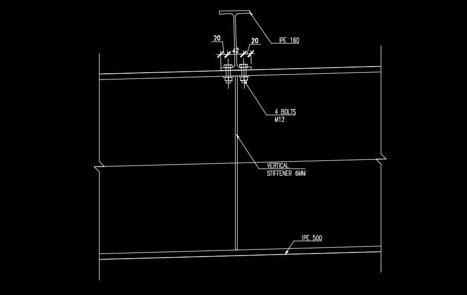 Column stiffener joint detail drawing download now